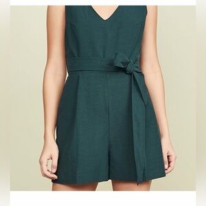 Club Monaco Madria linen blend romper sz 2